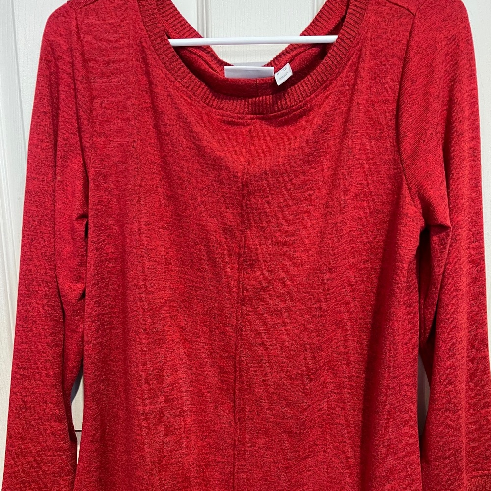 Red sweater